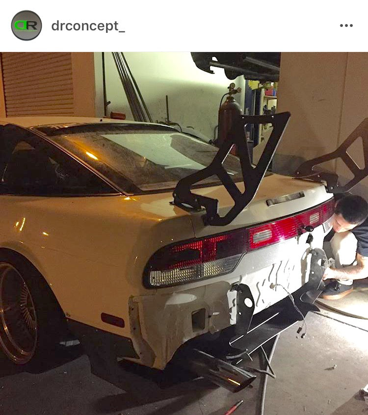 S13 Rocket Bunny Rear Diffuser Aluminun Dr Concept