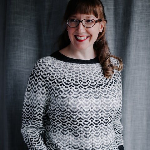 Knitting pattern for Miara Sweater by Renee Callahan