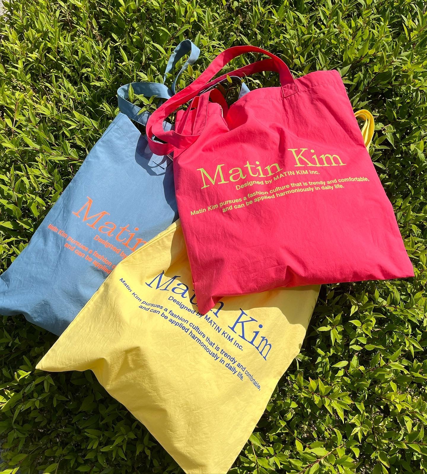 MATIN KIM Matin Poppin Eco Bag - 6 color – Belle Korea