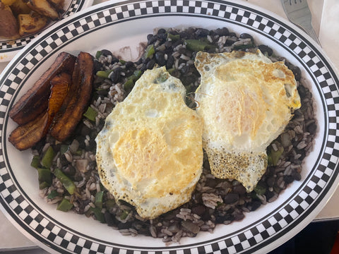 gallo pinto plate at post road diner