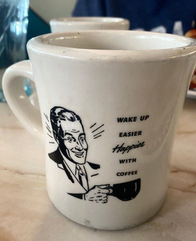 vintage coffee mug