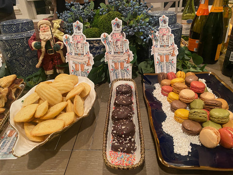 desserts on a holiday table