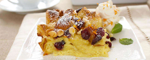 cranberry bread pudding