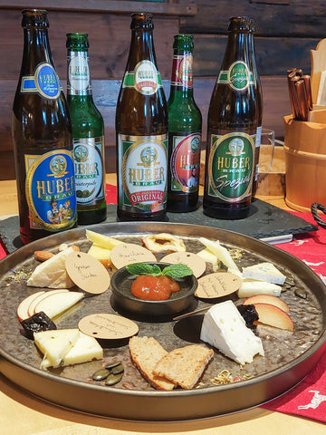 Huber Bräu Bier und Käse aus Kitzbühel