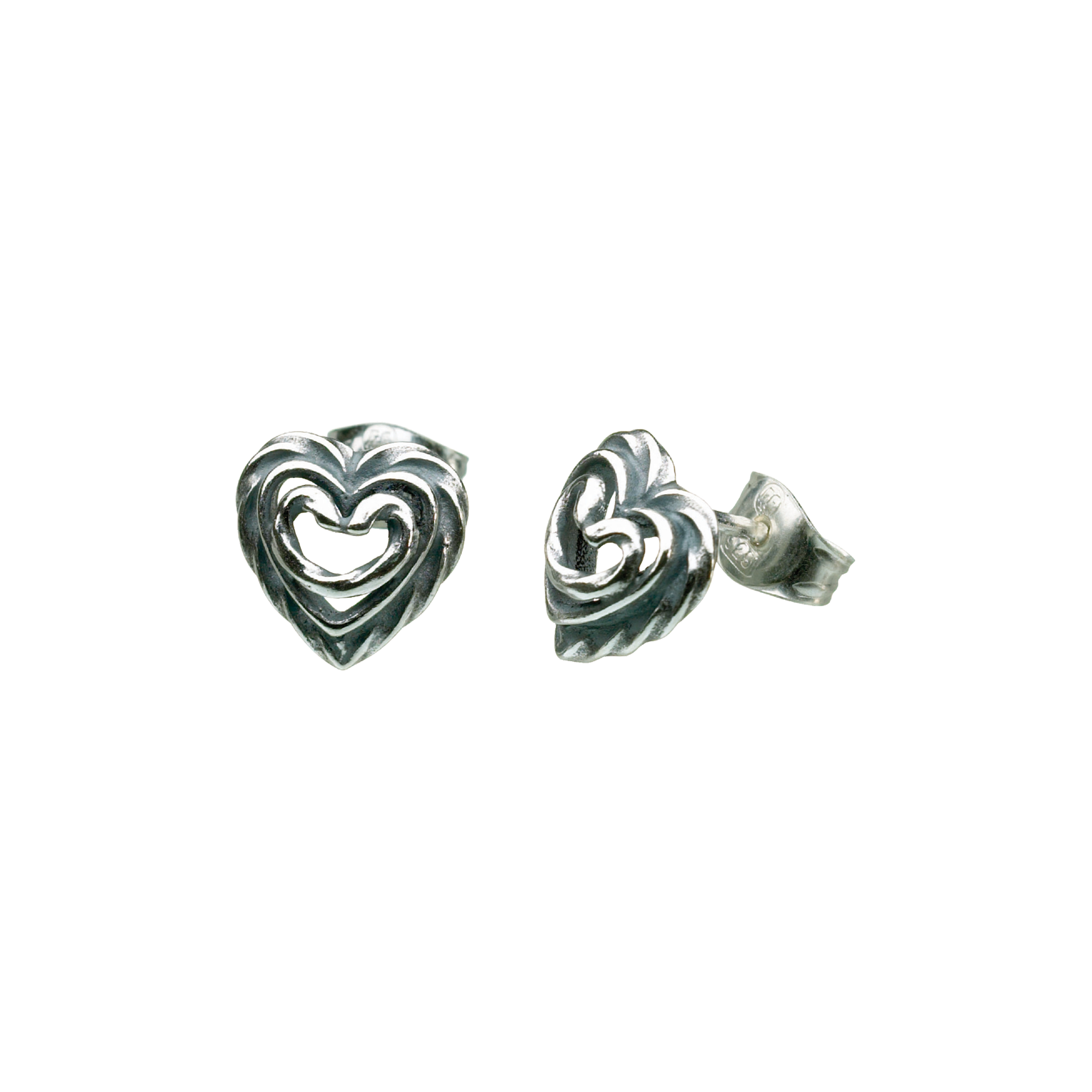 Kalevala Heart of the House Silver Earrings – Touch of Finland