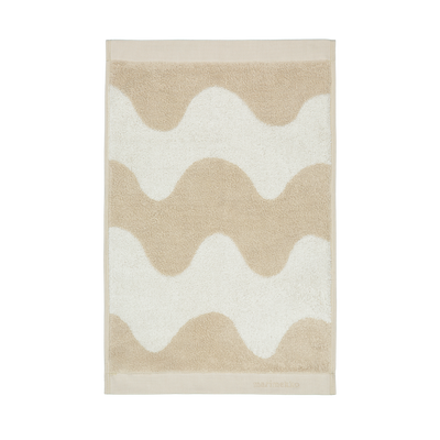 Marimekko Melooni hand towel, charcoal - natural white