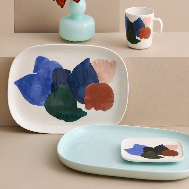 Marimekko Oiva Serving Dish, light mint – Touch of Finland