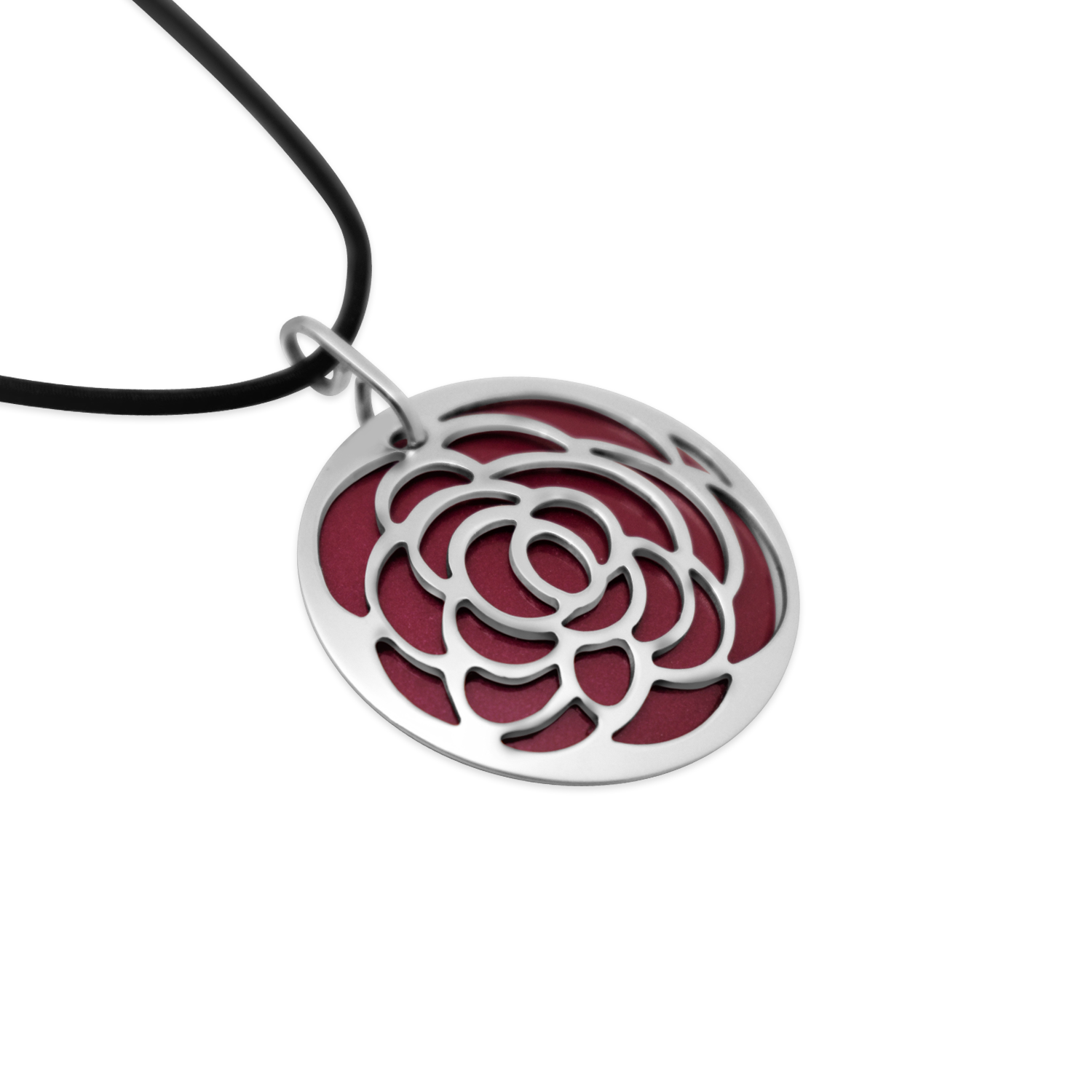 Pohjolan Helmi - Rose Necklace, Diamant Fuschia – Touch of Finland