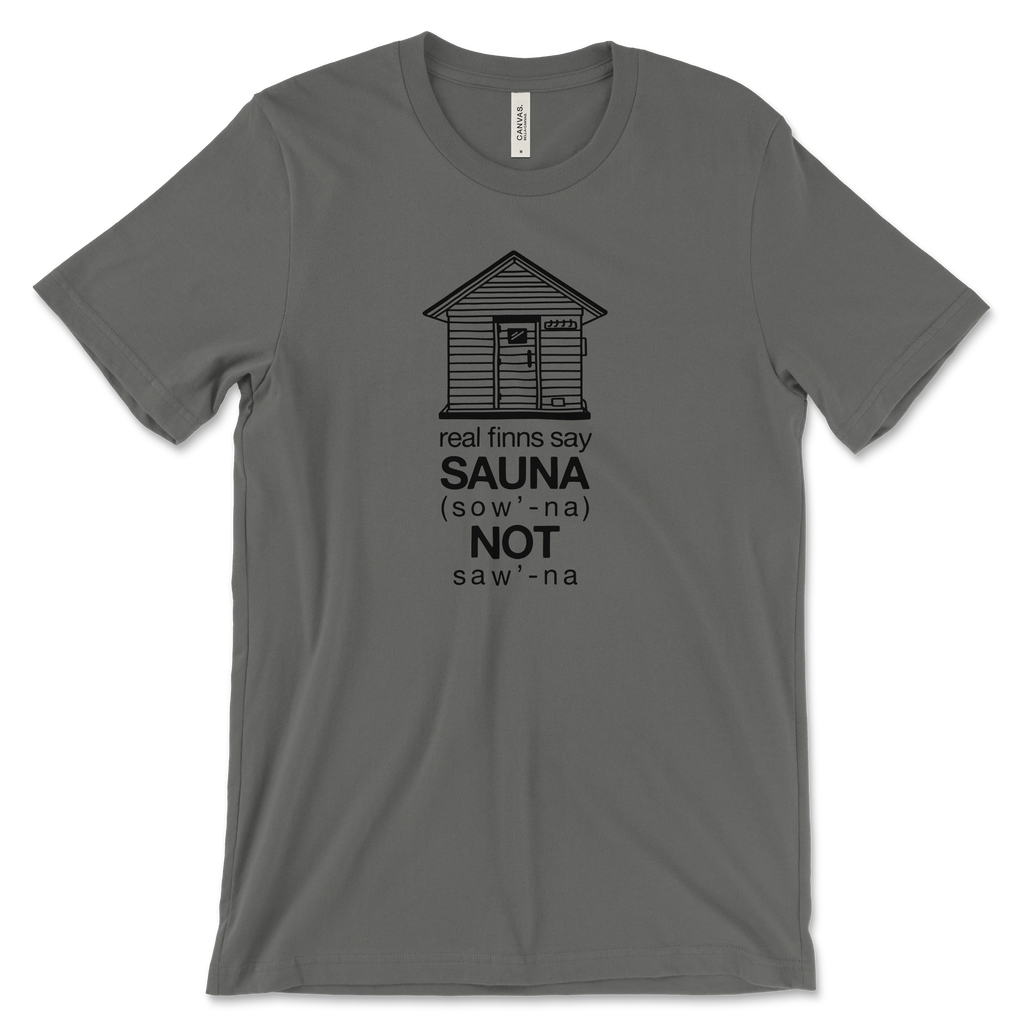 Real Finns Say Sauna T-Shirt – Touch of Finland