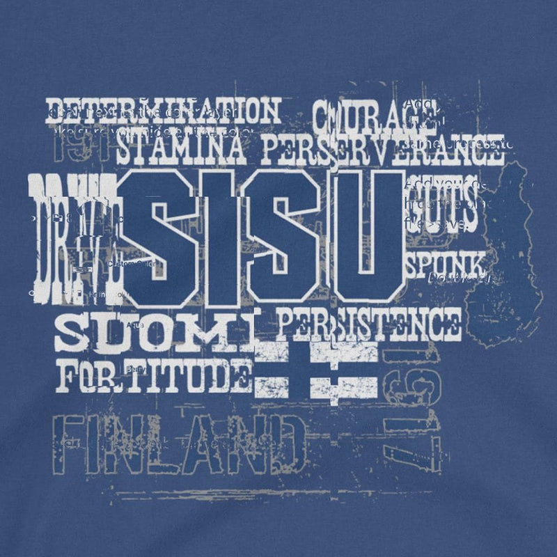 Meaning of Sisu T-Shirt artwork with synonyms