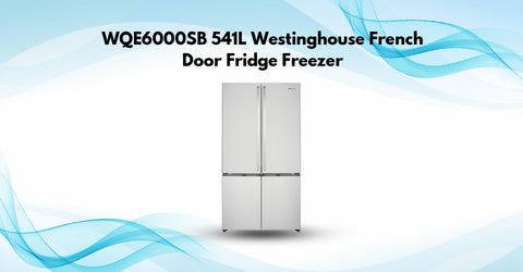 WQE6000SB 541L Westinghouse French Door Fridge Freezer