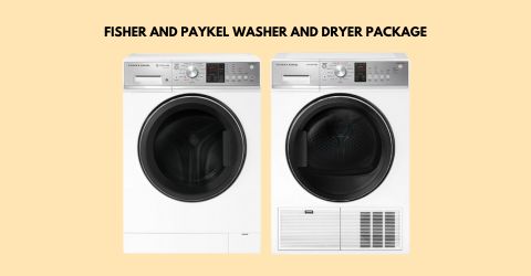 Fisher and Paykel washer and dryer package