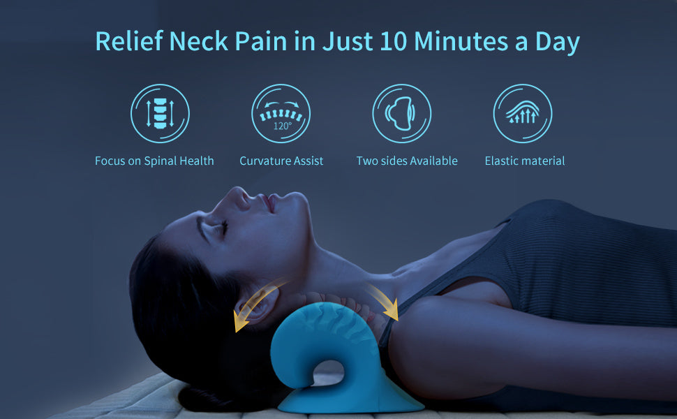 Neck and Shoulder Relaxer, Cervical Traction Device for TMJ Pain