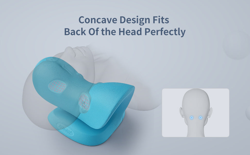 Concave design fits back of the head perfectly