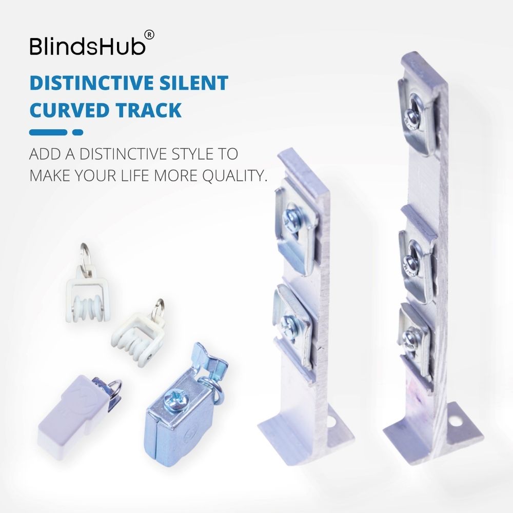 curved curtain track accessories