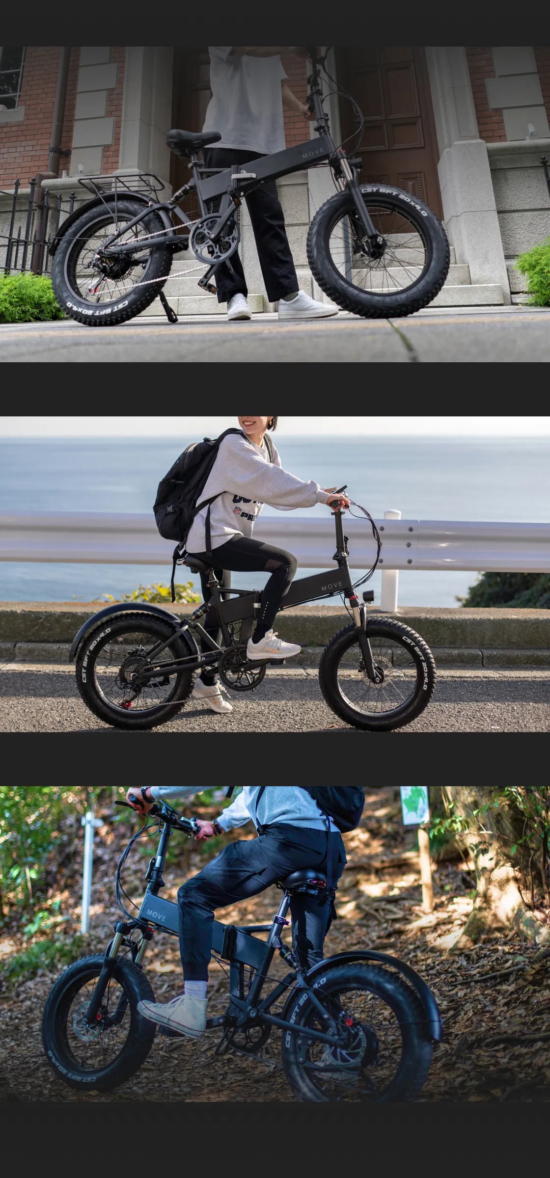 MOVE XS｜次世代ファットタイヤ型E-bike｜折りたたみ電動アシスト