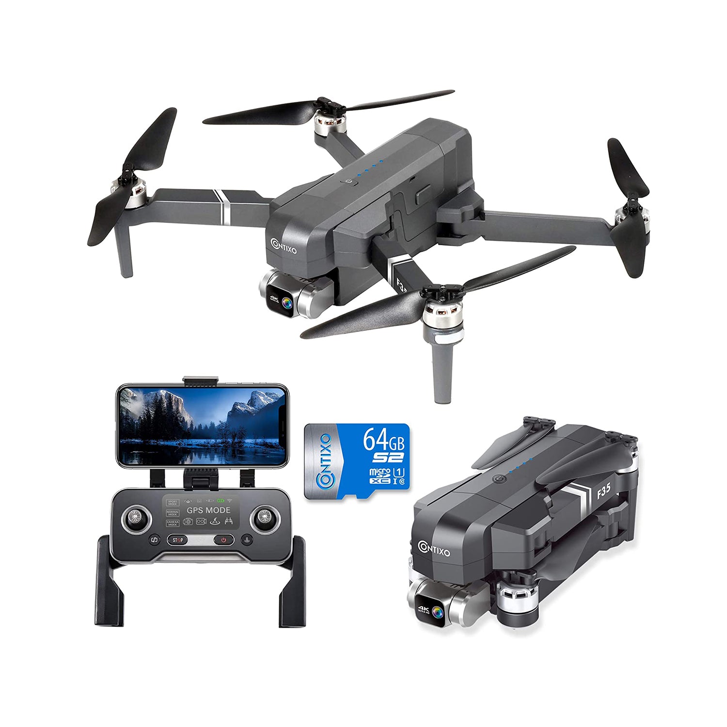Contixo F35 GPS Drone with UHD