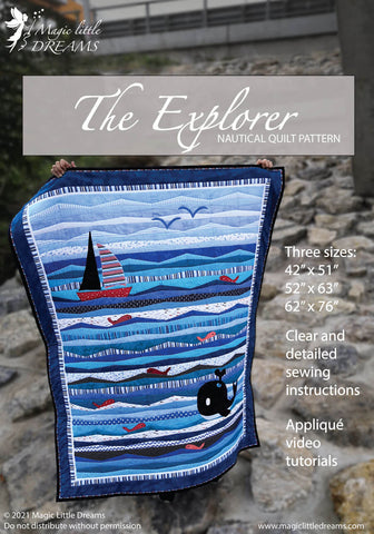 Quilt pattern for boys the Explorer