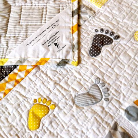 Small Steps - unisex baby quilt pattern – Magic Little Dreams Quilts