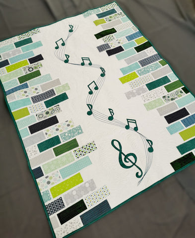 Green "Sound of Music" quilt