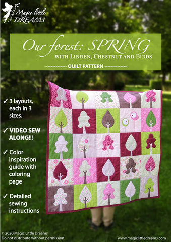 "Our Forest Spring" Quilt pattern