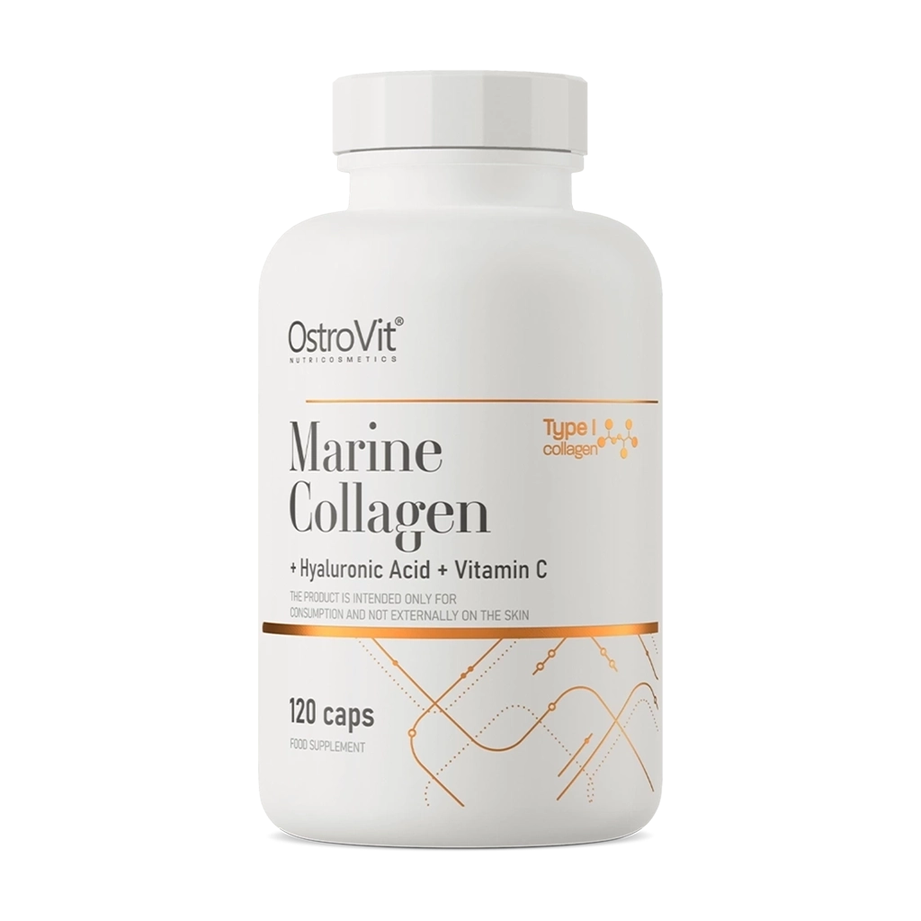 ostrovit marine collagen with hyaluronic acid and vitamin c 120 caps 1