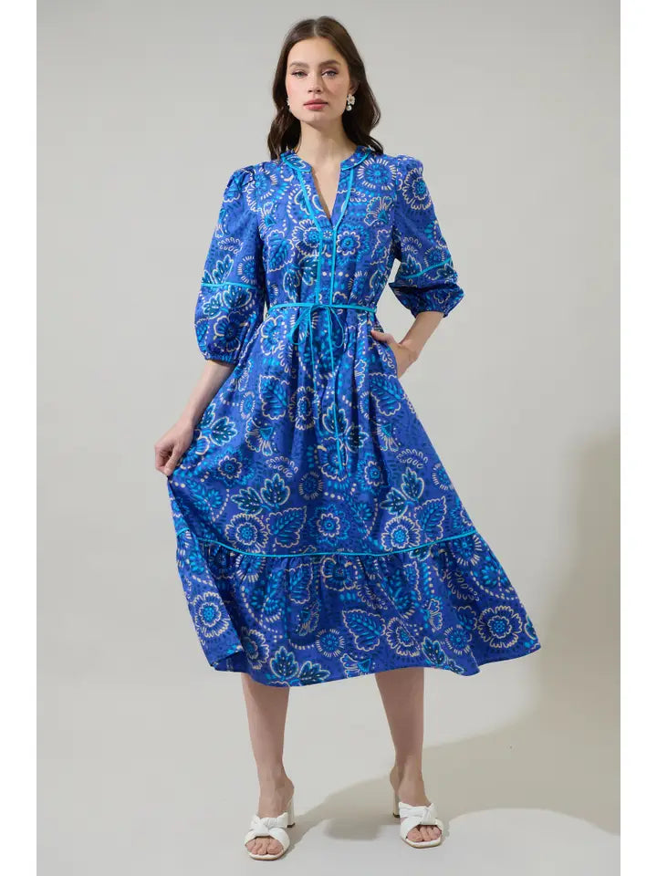 Sugarlips Kenner Floral Maxi Dress