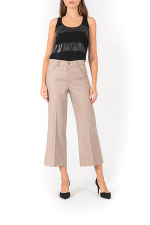Level 99 Annabelle Mauve Crop Pant - Pebble & Pear
