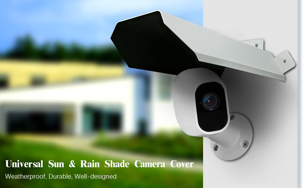 Universal Security Camera Sun Rain Cover Shield, Protective Roof for D ...