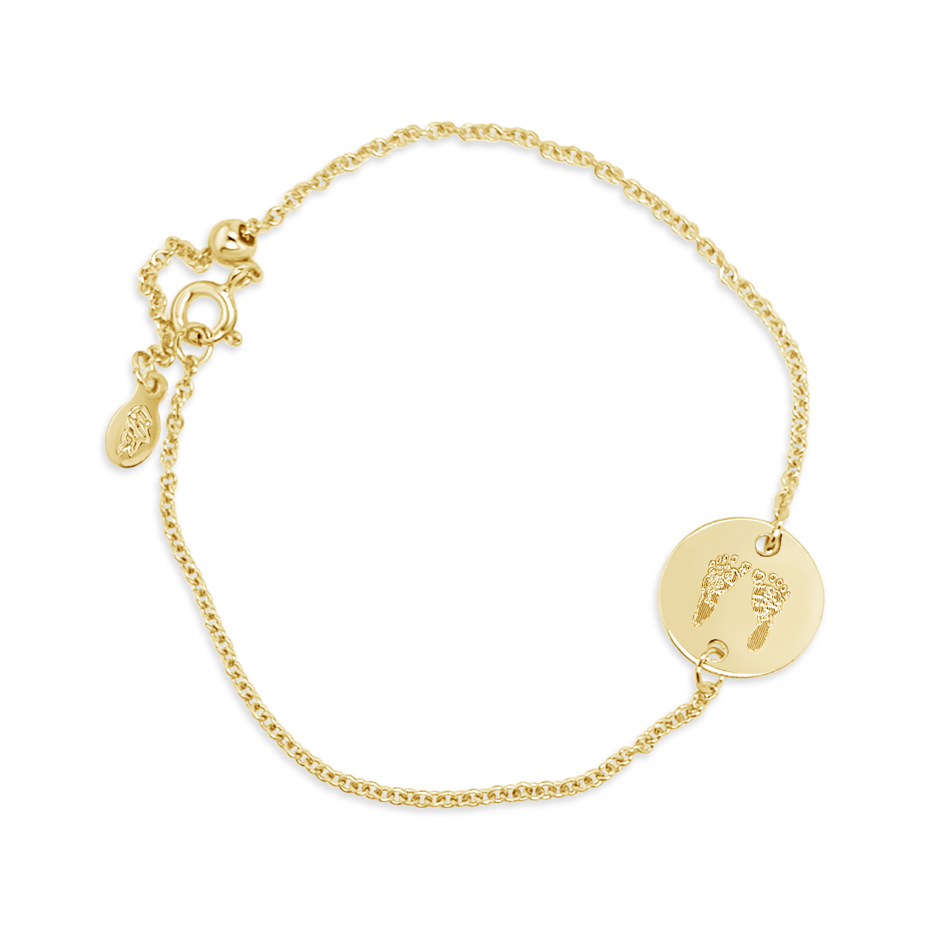 Simple Disc Chain Bracelet – Button Daisy