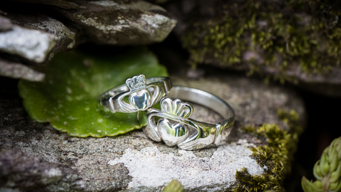 traditional Irish Claddagh rings