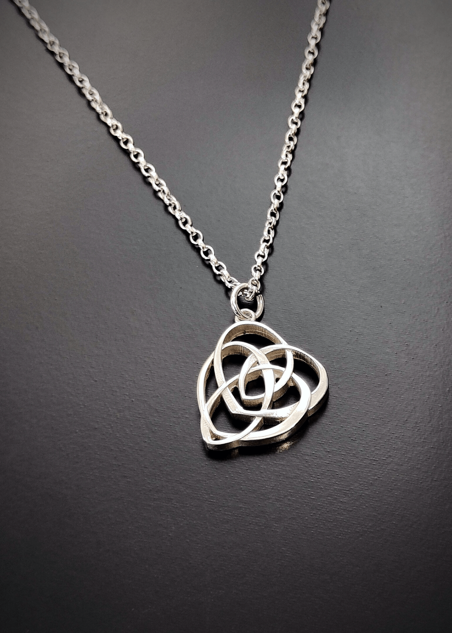 Buy Men's celtic DARA Knot Necklace Men's Silver Stainless Steel Celtic  Dara Knot Ring Medallion Pendant Necklace Mens Silver Chain Necklace Online  in India - Etsy