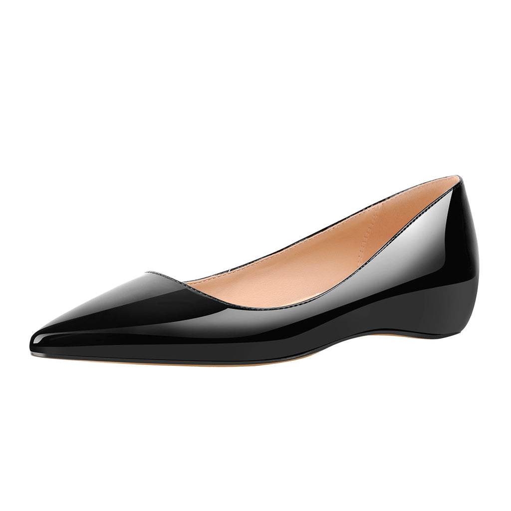 Black Daily Flat pumps – Onlymaker