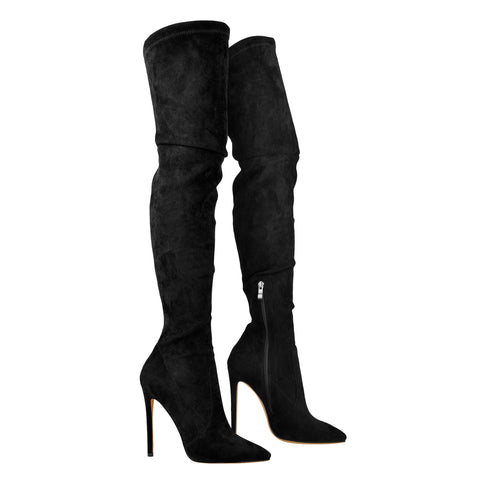 over the knee stiletto boots