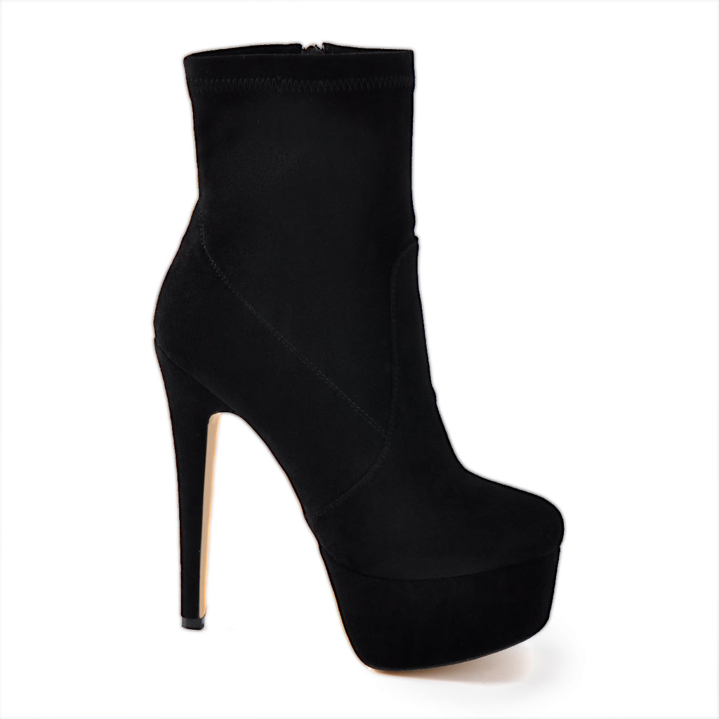 stiletto high heel ankle boots