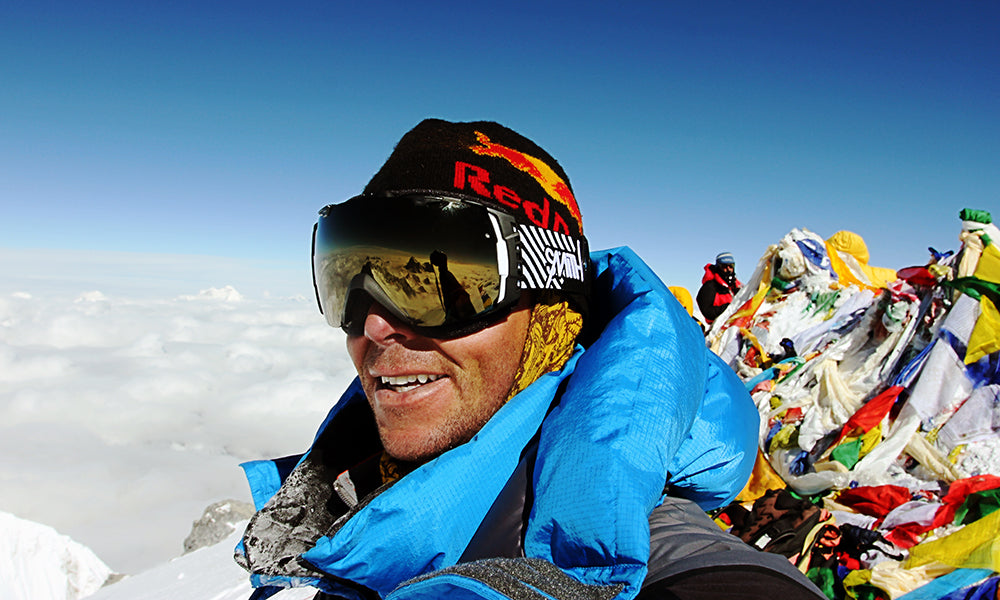 Davenport at Everest’s Lhotse Face in 2011.
