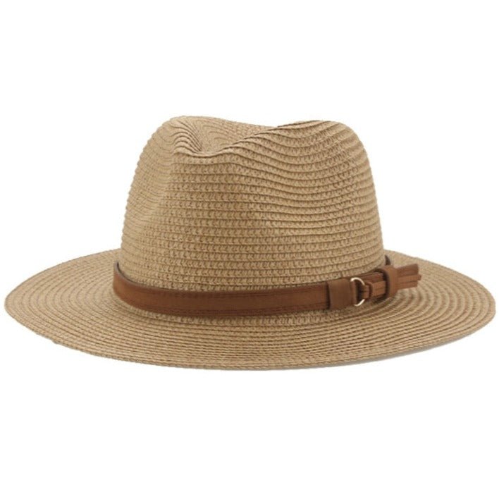 Chapeau de paille australien beige pour homme taille 58