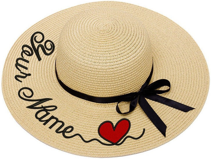 Chapeau Personnalise Paille