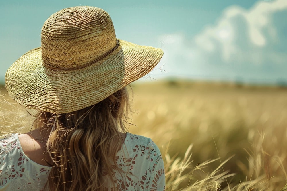 chapeau de paille femme