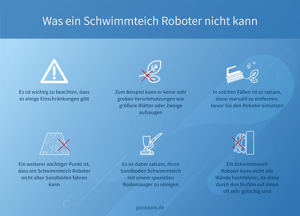 Was ein Schwimmteich Roboter nicht leisten kann