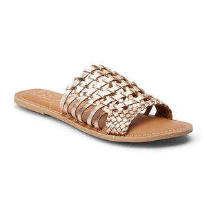 Metallic Aruba Slide Sandal - The Sweetwater Co.
