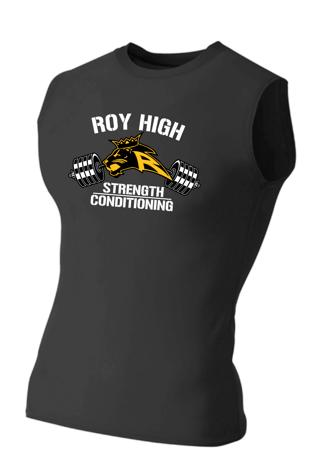 Roy High Strength & Conditioning - A4 Compression Muscle Tee