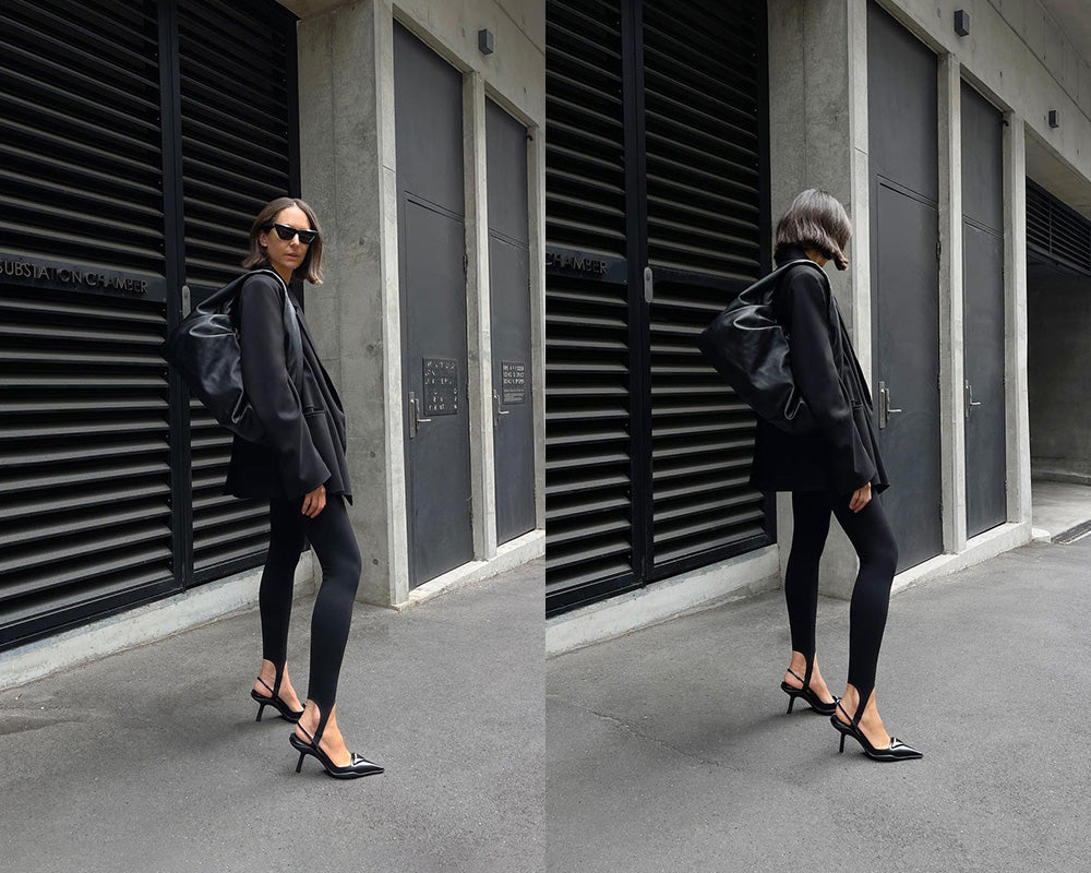 The Samantha Blazer in Black courtesy of @marina_didovich