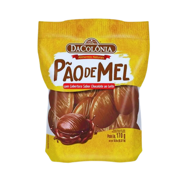 Pão de Mel com Chocolate - DaColônia • 170 G – Made in Market