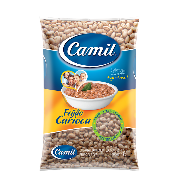 Feijão Carioca - Camil – 1 Market in KG Carioca Made 1kg • Bohnen - Braune