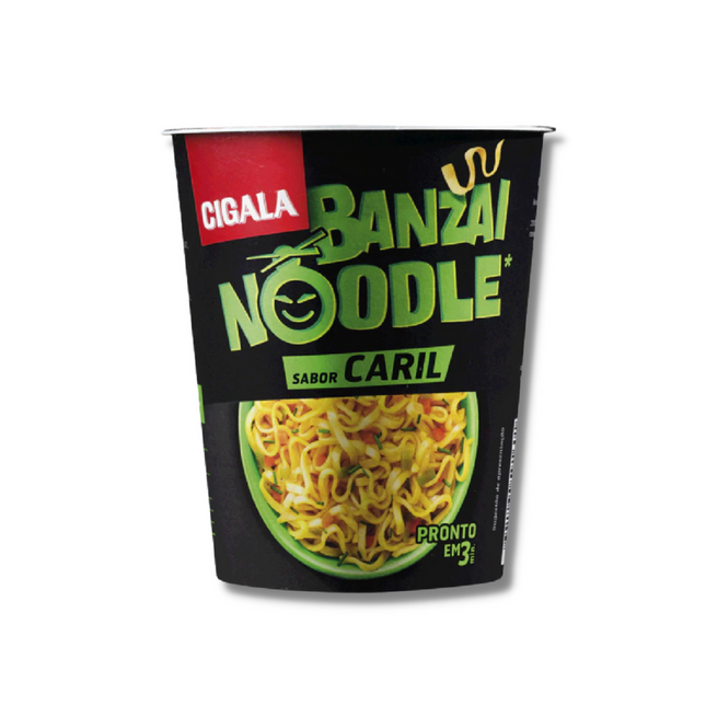 Cigala Banzai Noodles, Anúncio da nova massa oriental Cigala Banzai Noodle,  com sabor a Galinha, Carne e Caril., By Cigala