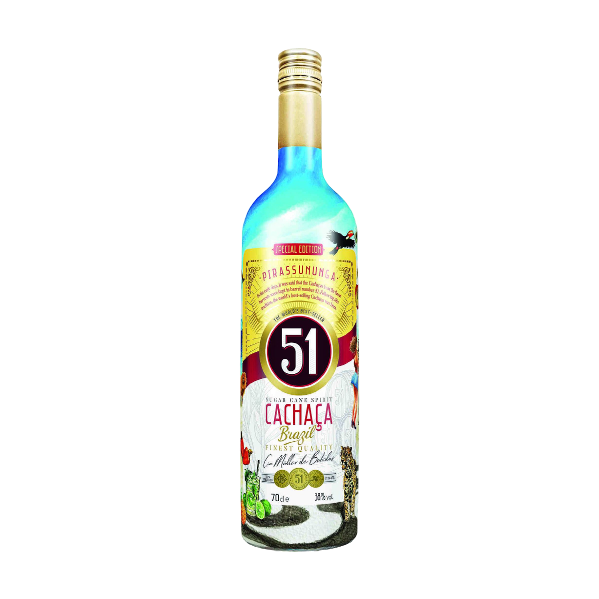 Qual o sabor da Cachaça 51?