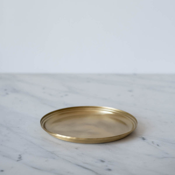 brass serving tray - large