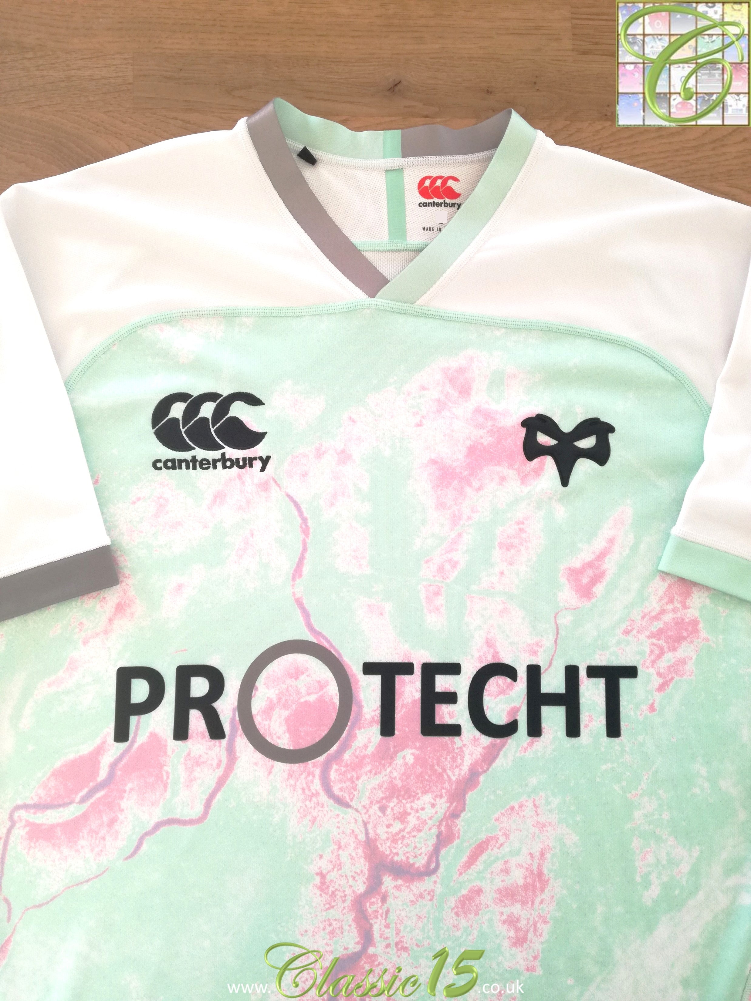 Vintage Ospreys Rugby Top Shirt Jersey N Power Size L M Black Kooga