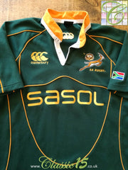 retro south africa rugby shirt